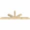 Ekena Millwork Saratoga Rough Sawn Timber Gable Bracket, Douglas Fir, 108"W x 40"H x 6"D x 6"F, 9/12 Pitch GBW108X40X0606SAR00RDF - alternate 5